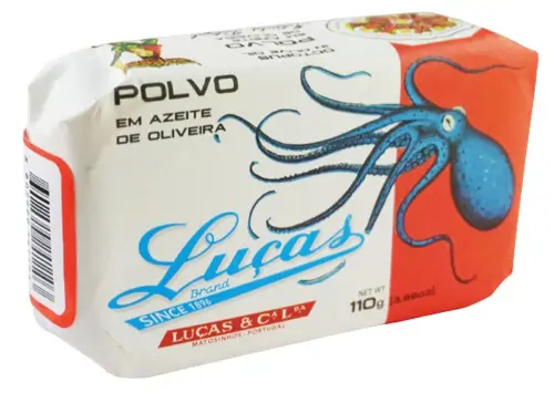 POLVO EM AZEITE LUÇAS