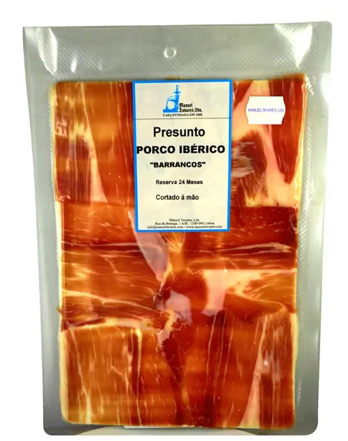 SLICED BLACK PIG SMOKED HAM 24 MONTHS