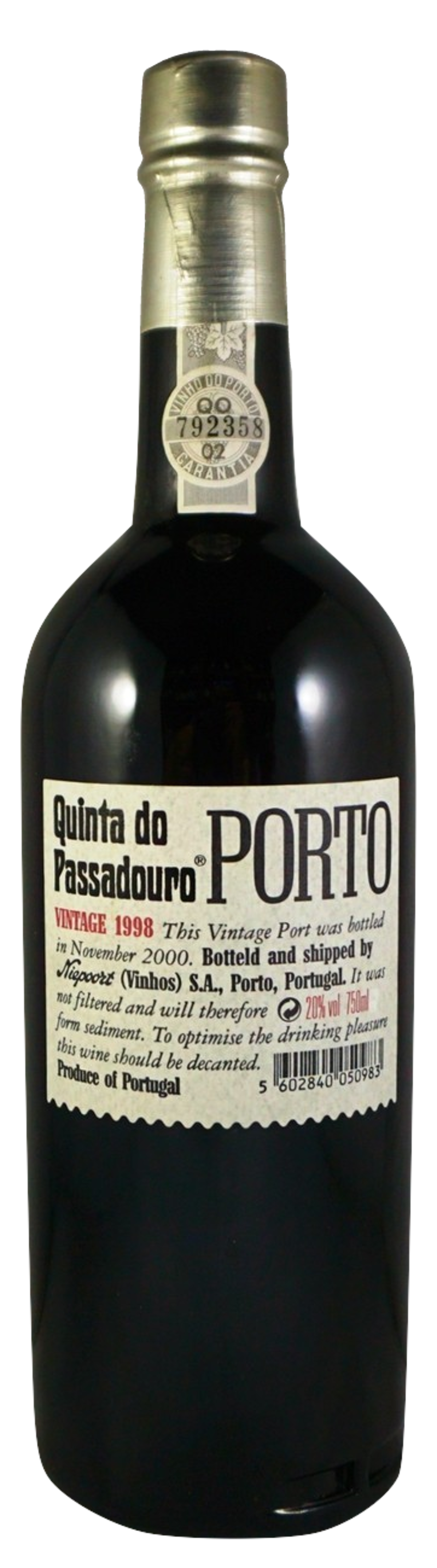 QUINTA DO PASSADOURO VINTAGE 1998