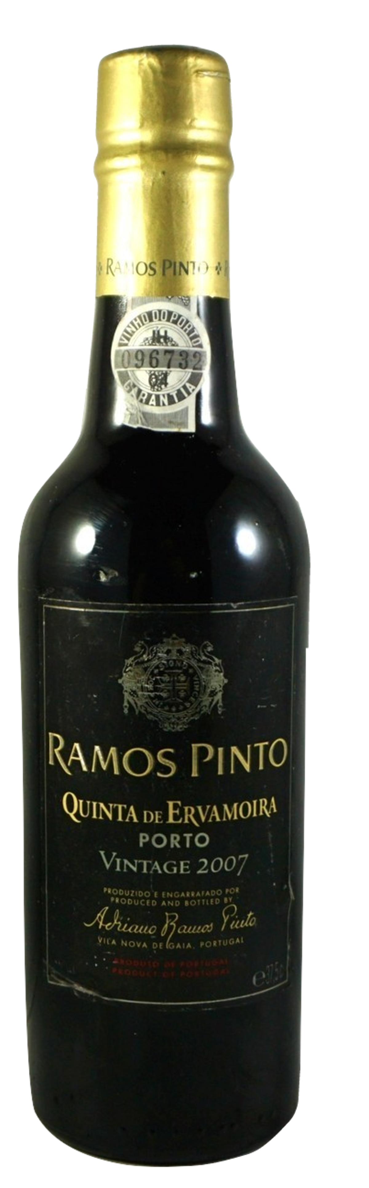 RAMOS PINTO QUINTA DE ERVAMOIRA VINTAGE 2007 (375 ML)