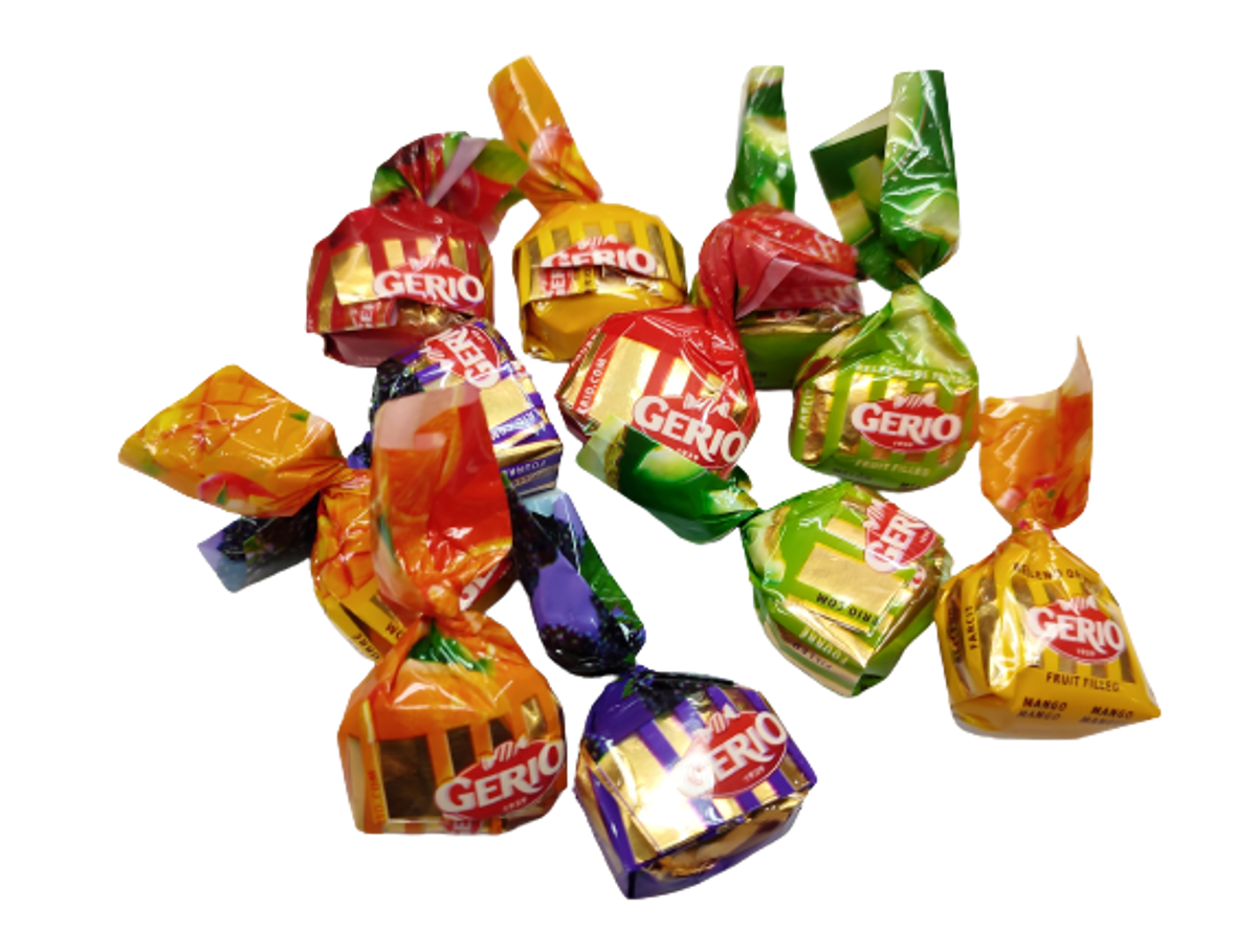 CANDIES WITH FRUIT FILLING BY GERIO