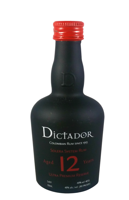 DICTADOR 12 ANOS RUM MINI