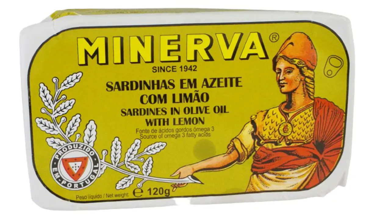 SARDINHAS EM AZEITE COM LIMÃO (MINERVA)
