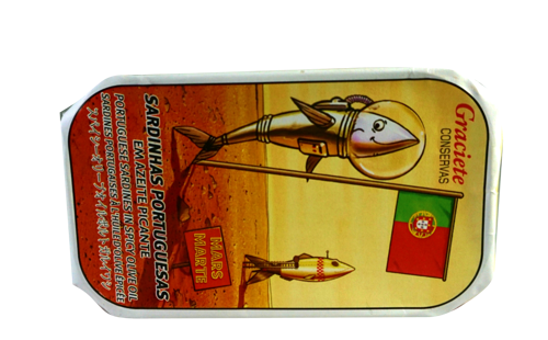 SARDINES IN SPICY OLIVE OIL BY GRACIETE