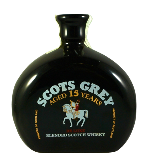 SCOTS GREY 15 YEARS DECANTER