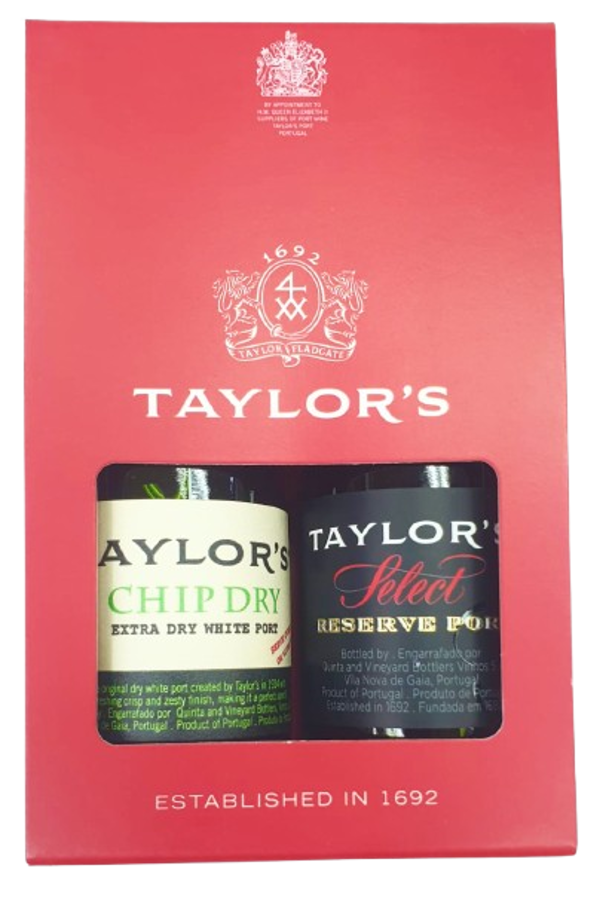 TAYLOR´S CONJUNTO DE 2 MINIATURAS VINHO DO PORTO