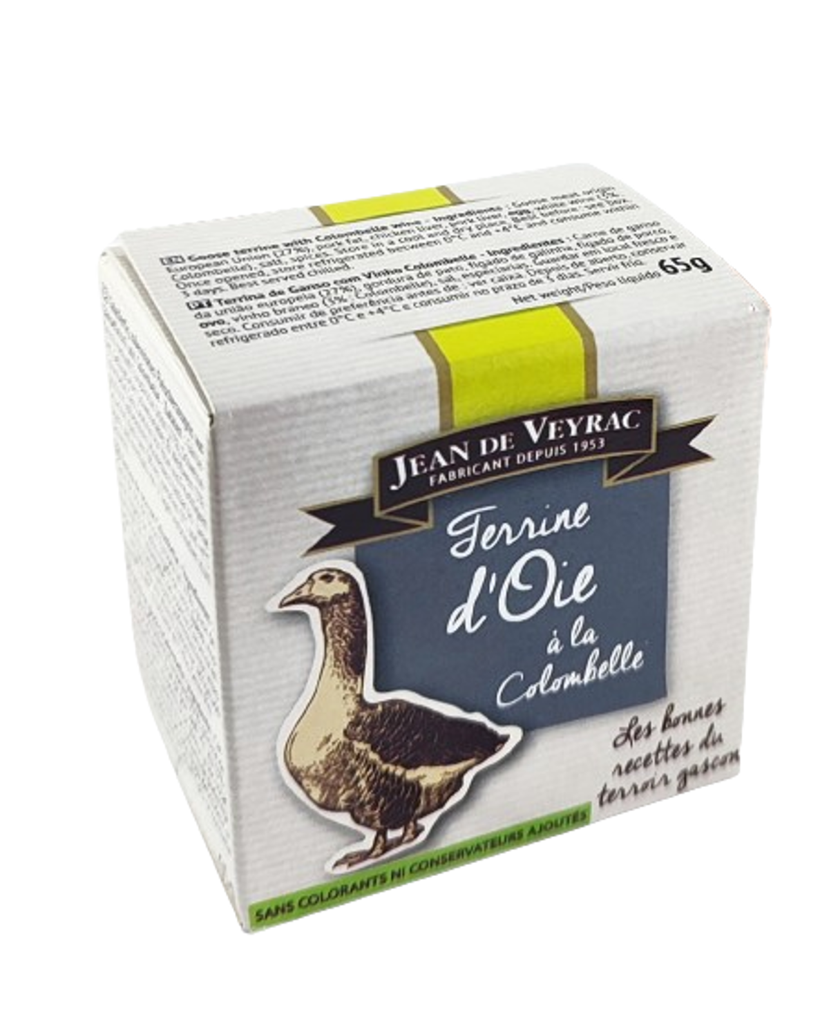 TERRINA DE GANSO COM VINHO COLOMBELLE JEAN DE VEYRAC