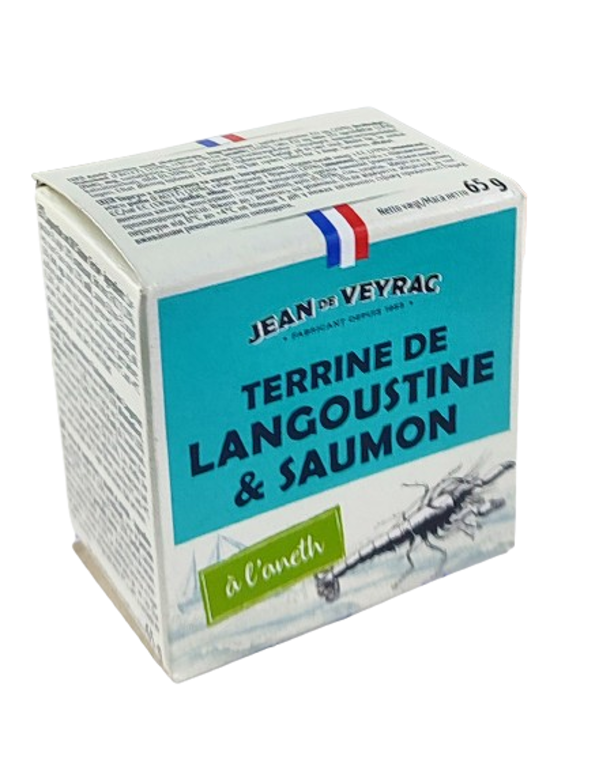 TERRINA DE LAGOSTA E SALMÃO JEAN DE VEYRAC (65GR)