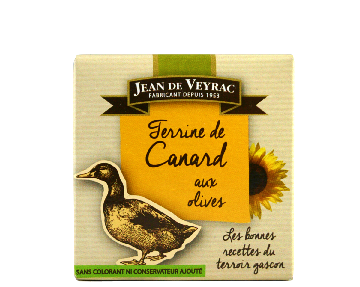 DUCK WITH OLIVES TERRINE BY JEAN DE VEYRAC