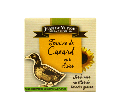 DUCK WITH OLIVES TERRINE BY JEAN DE VEYRAC