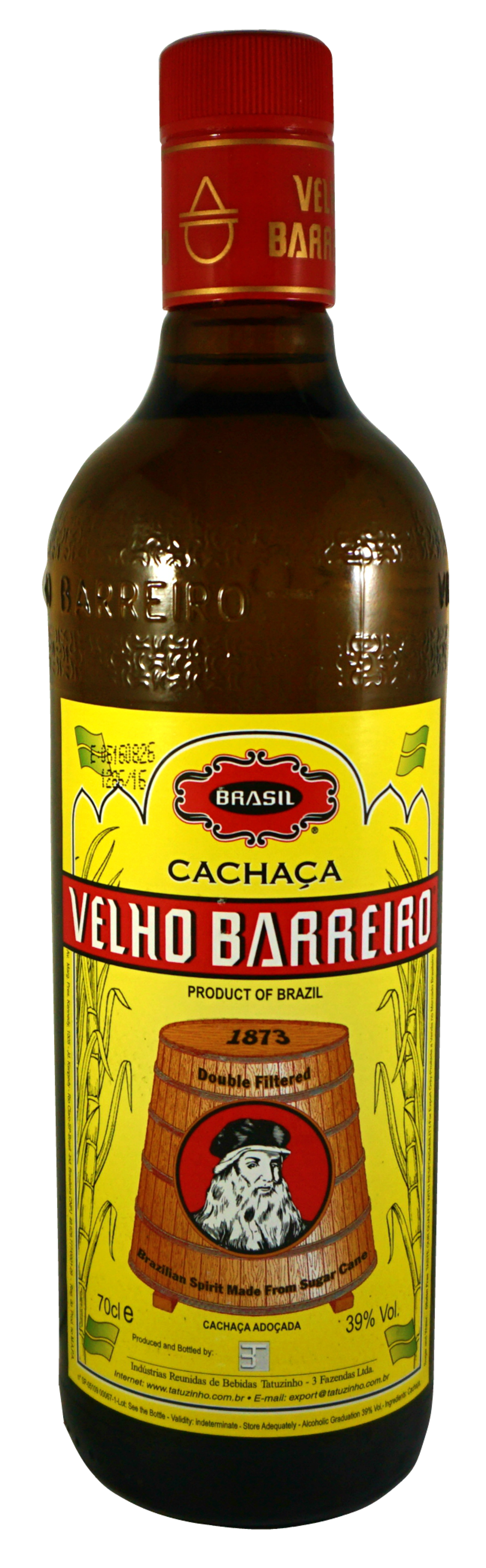 VELHO BARREIRO SUGAR CANE SPIRIT
